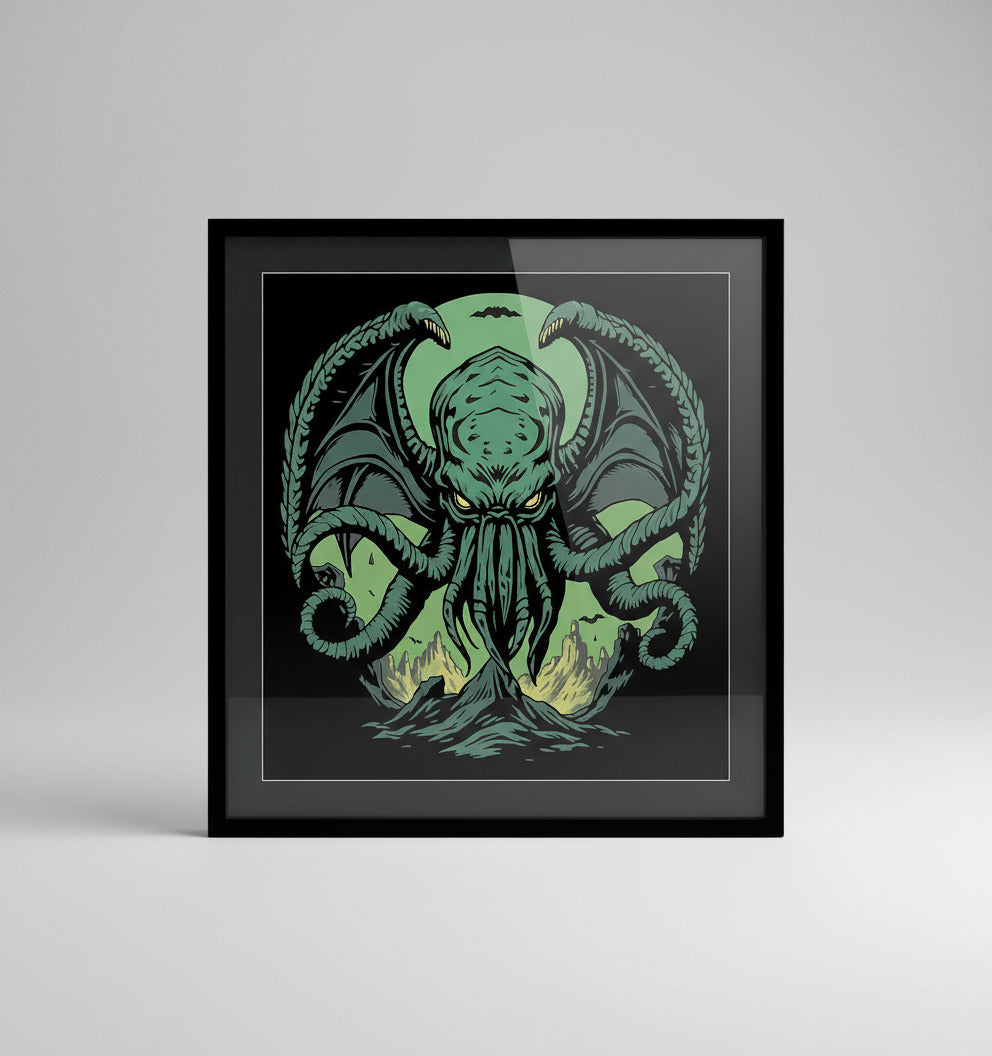 Cthulhu Demon Framed Print