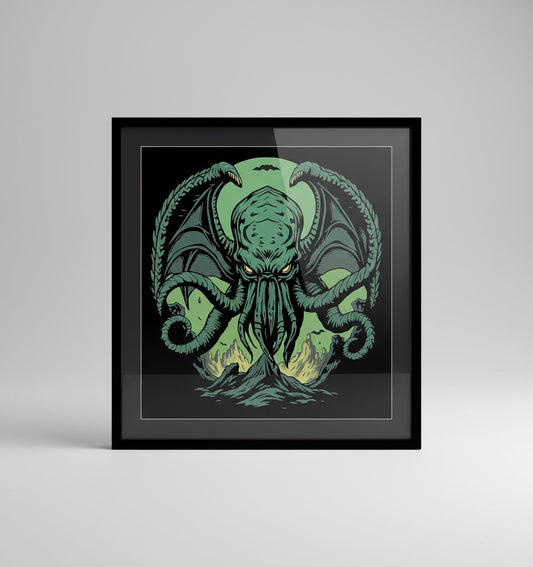 Cthulhu Demon Framed Print