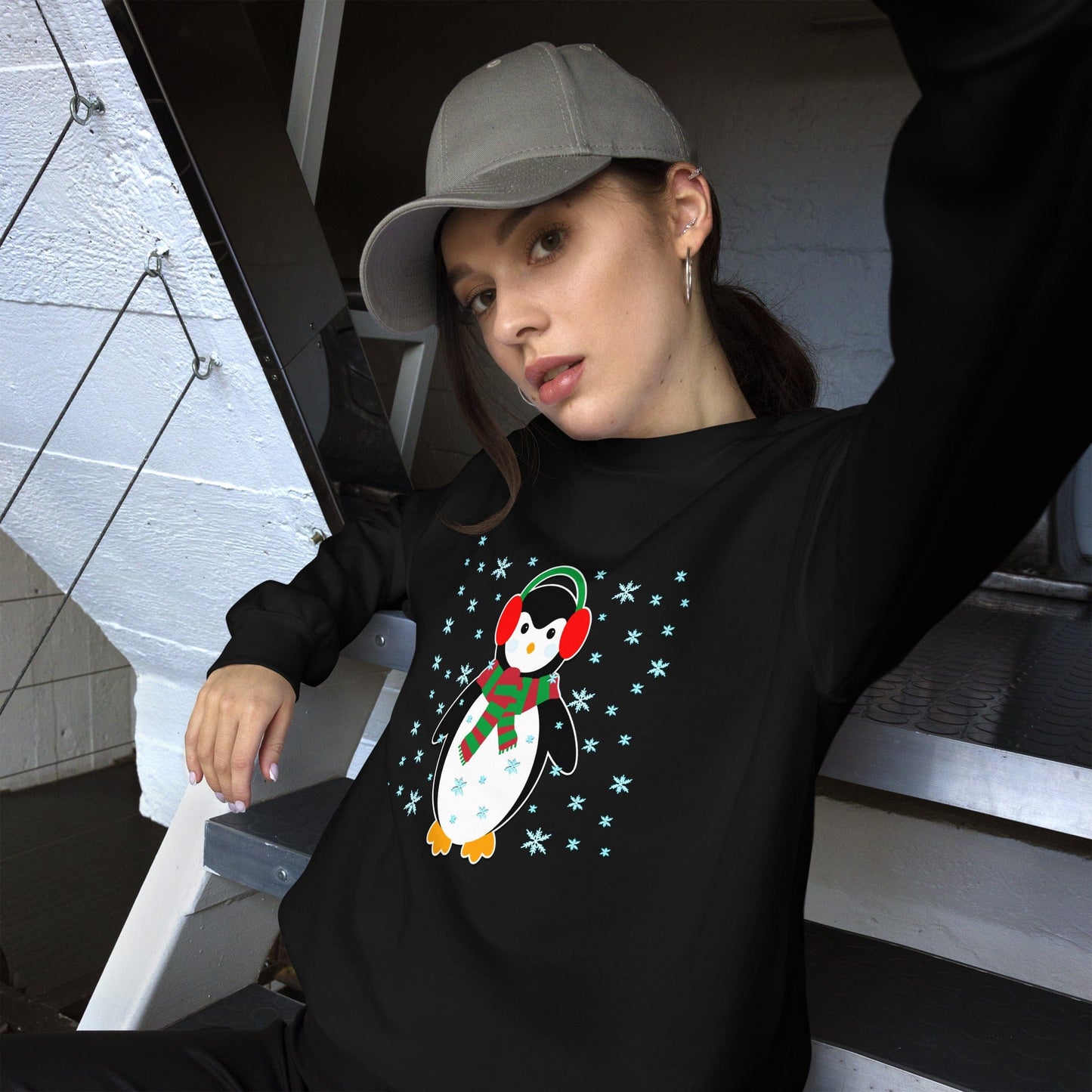 Cute Penguin Sweatshirt