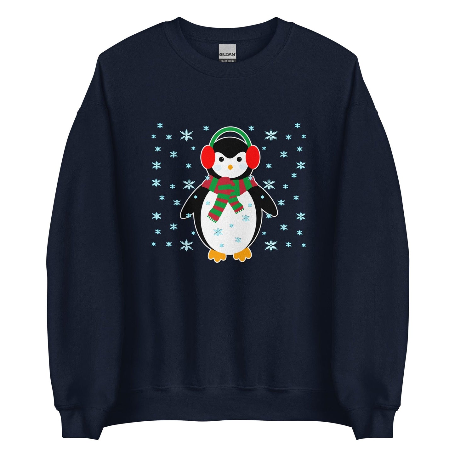 Cute Penguin Sweatshirt Navy / S