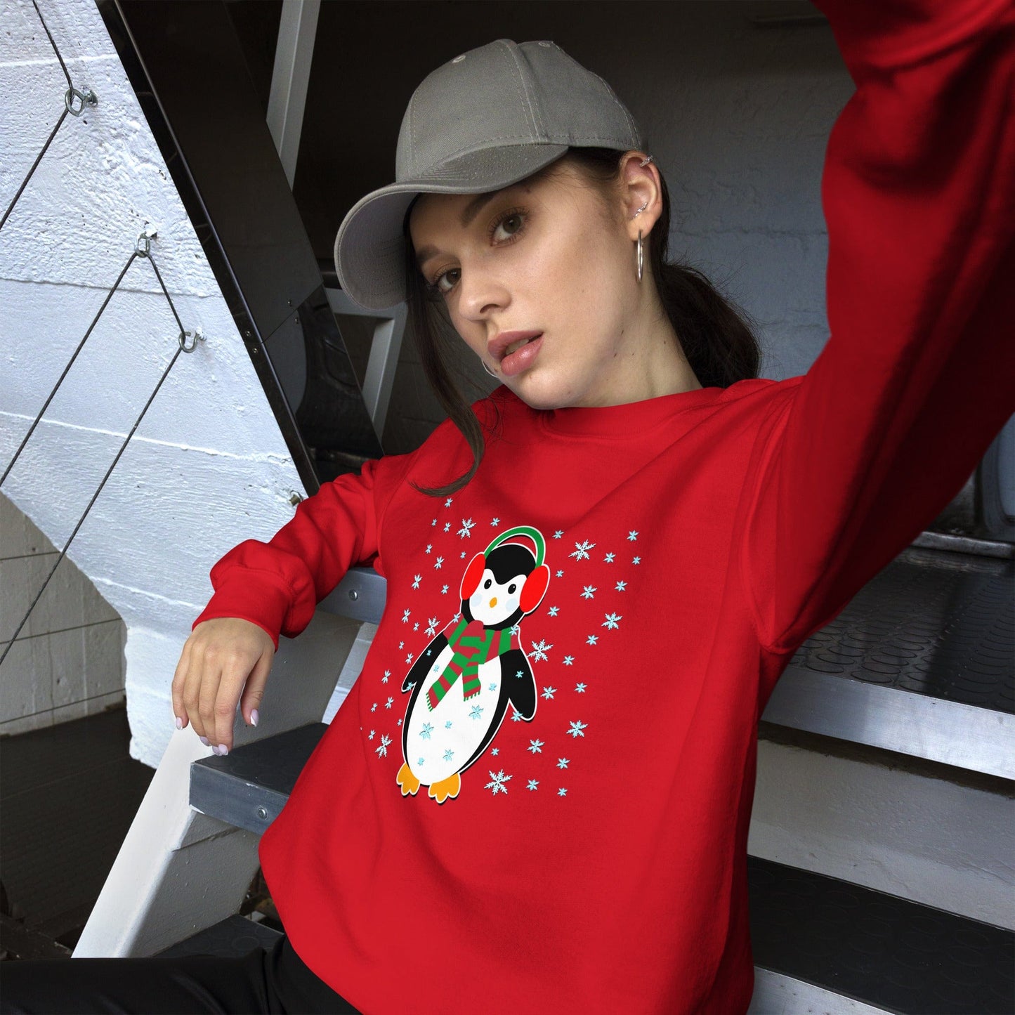 Cute Penguin Sweatshirt
