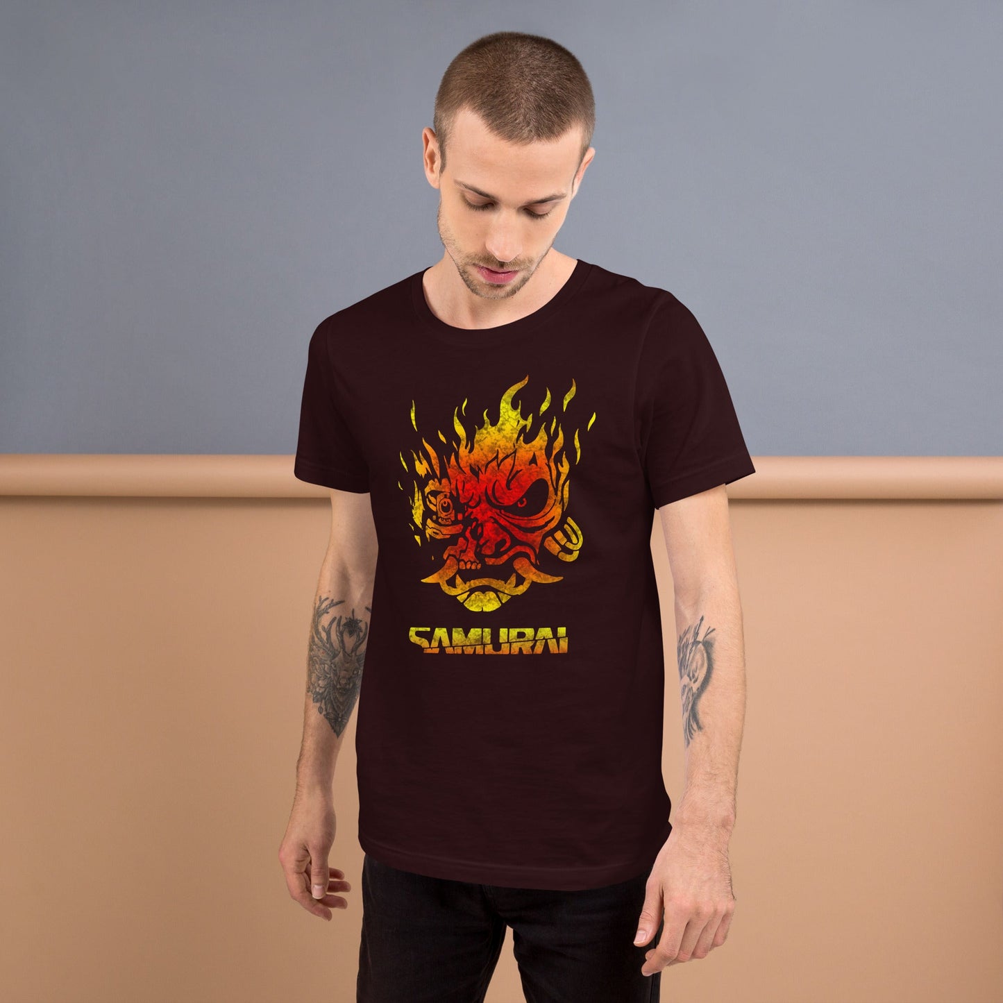 Cyberpunk Fire Demon T-shirt