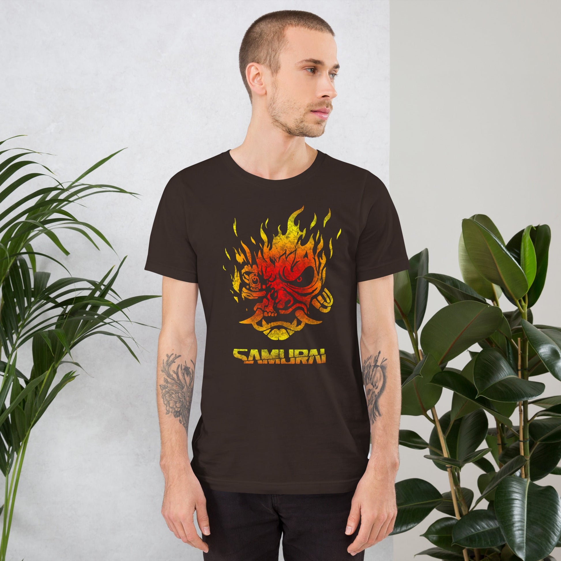 Cyberpunk Fire Demon T-shirt