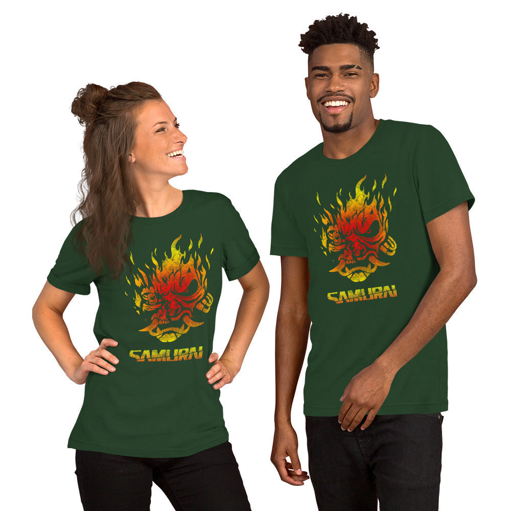 Cyberpunk Fire Demon T-shirt