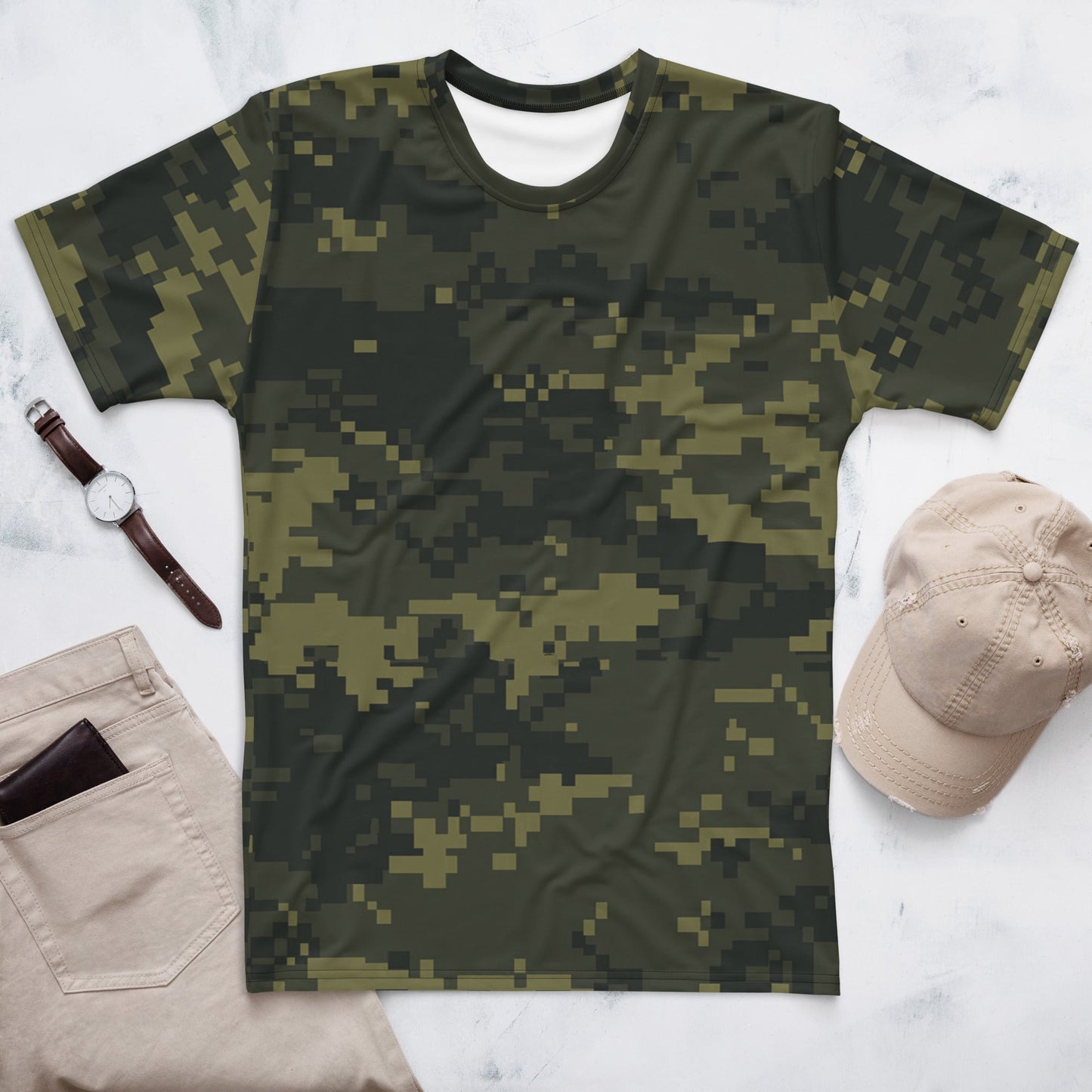 Digital Camo Men's T-shirt Army camouflage Shirt