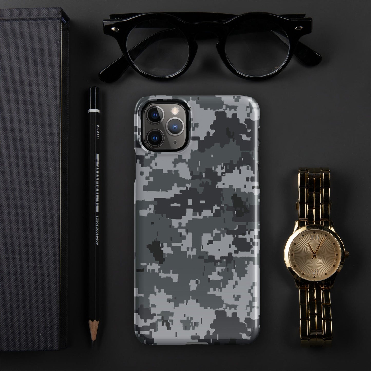 Digital Camo Military Army camouflage Snap case for iPhone® iPhone 11 Pro Max
