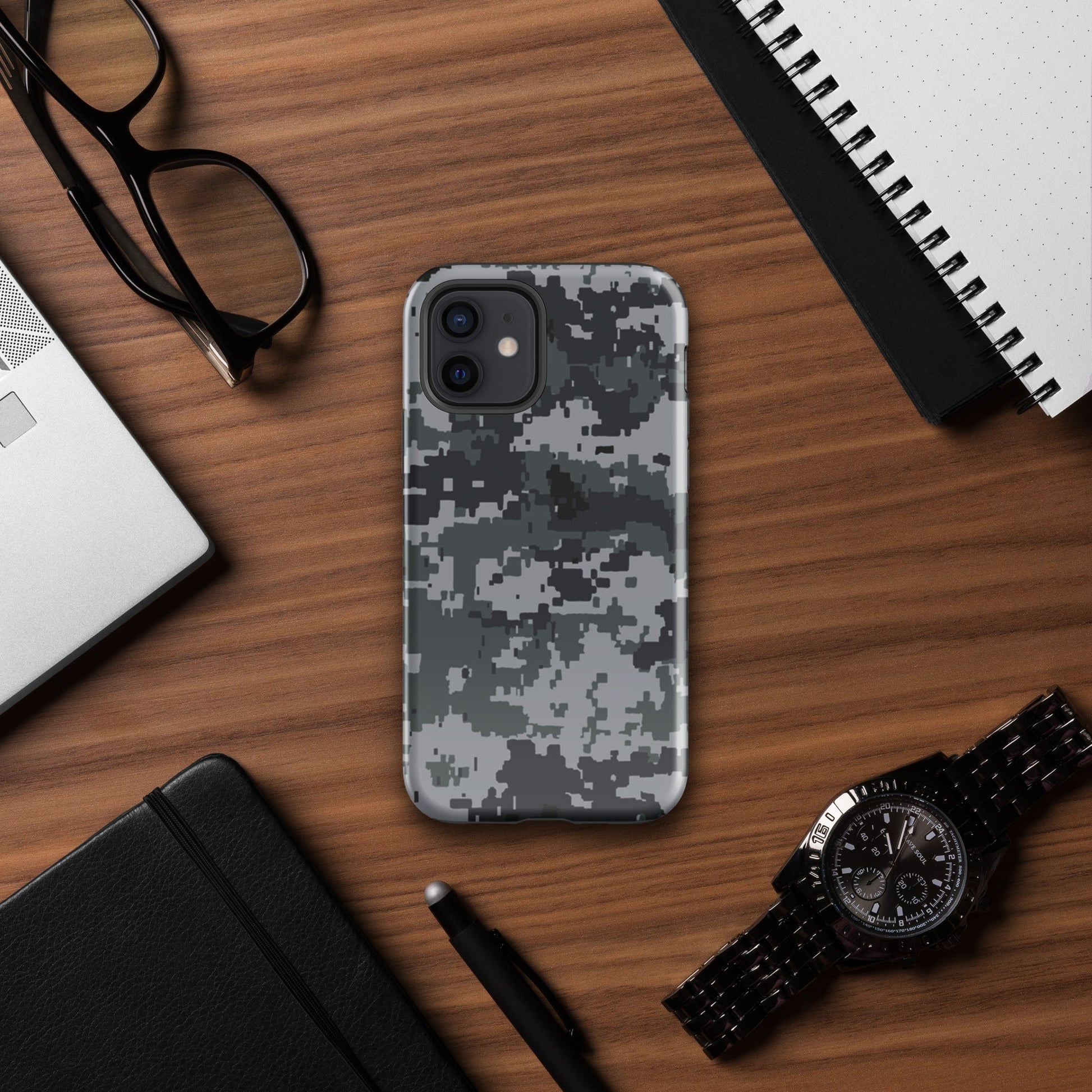 Digital Camo Military Army camouflage Tough Case for iPhone® iPhone 12