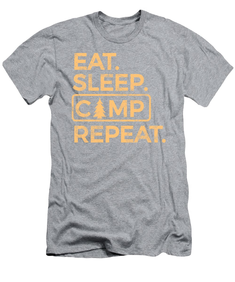 Eat Sleep Camp Repeat - T-Shirt