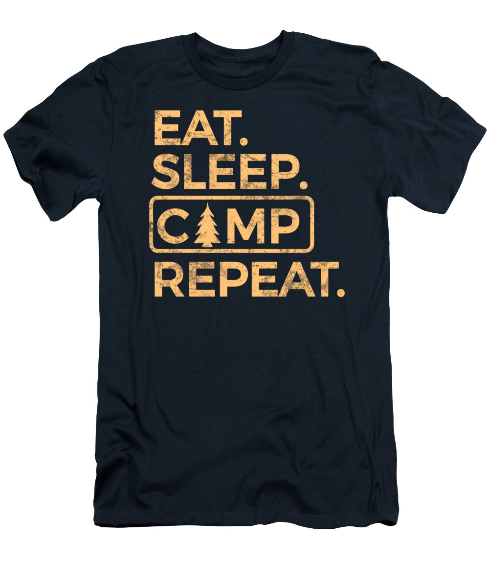 Eat Sleep Camp Repeat - T-Shirt