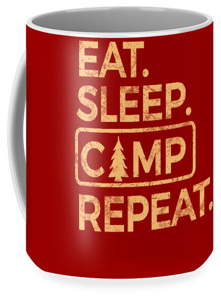 Eat Sleep Camp Repeat - Mug