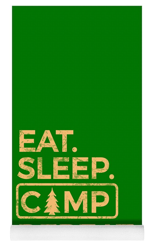 Eat Sleep Camp Repeat - Yoga Mat