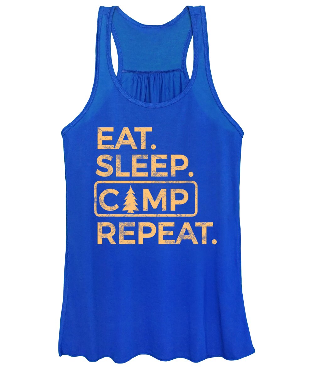 Eat Sleep Camp Repeat - Women's Tank Top
