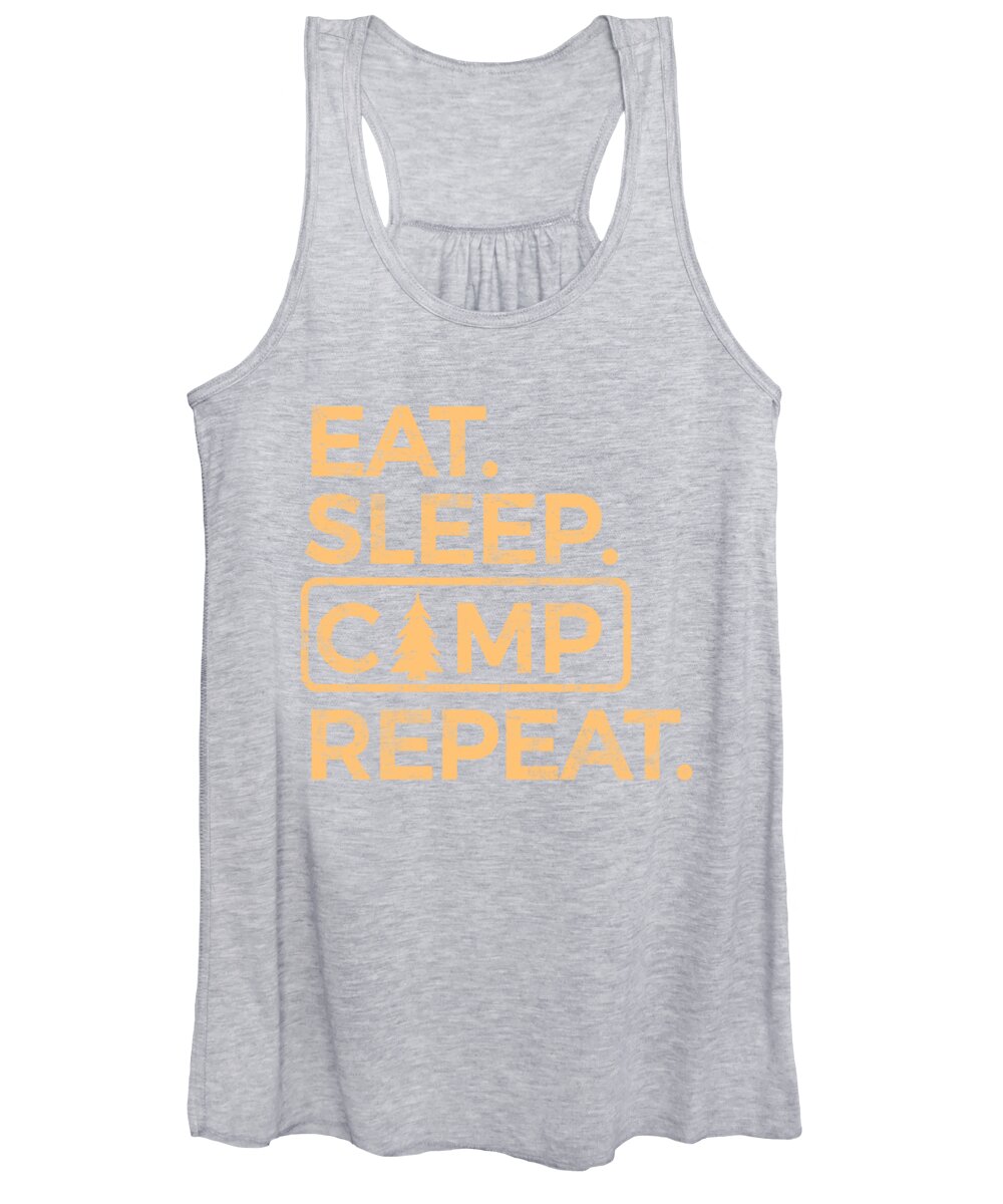 Eat Sleep Camp Repeat - Women's Tank Top