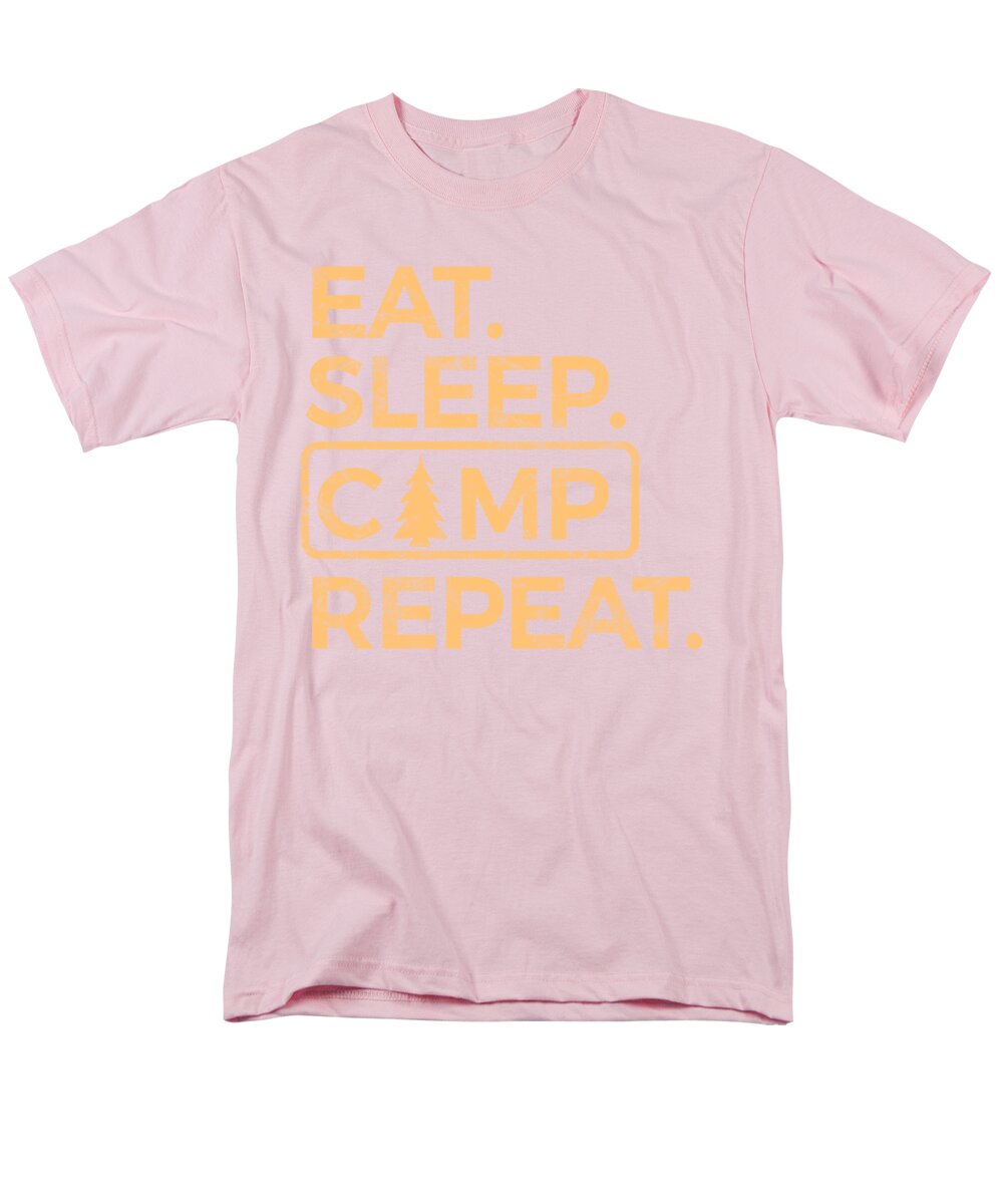 Eat Sleep Camp Repeat - Men's T-Shirt (Regular Fit)