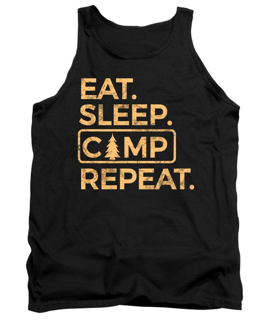 Eat Sleep Camp Repeat - Tank Top