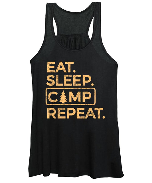 Eat Sleep Camp Repeat - Women's Tank Top