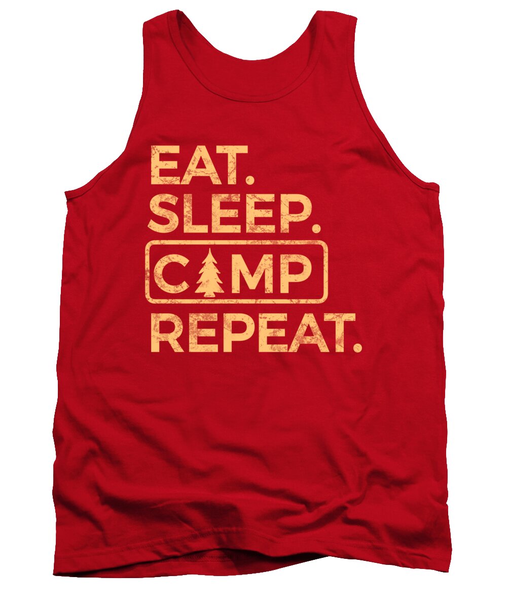 Eat Sleep Camp Repeat - Tank Top