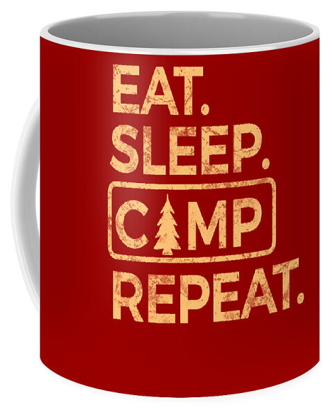 Eat Sleep Camp Repeat - Mug