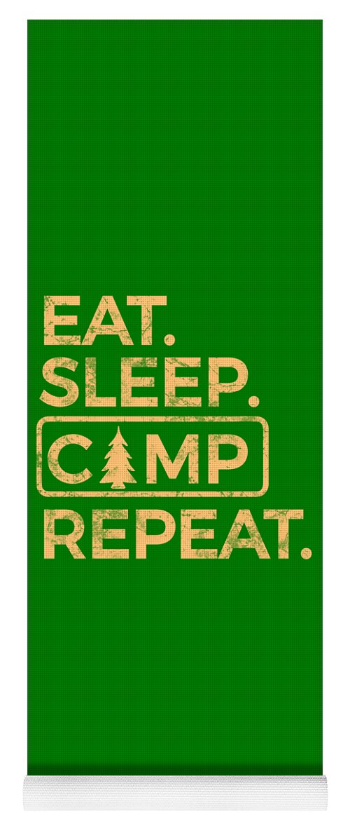 Eat Sleep Camp Repeat - Yoga Mat