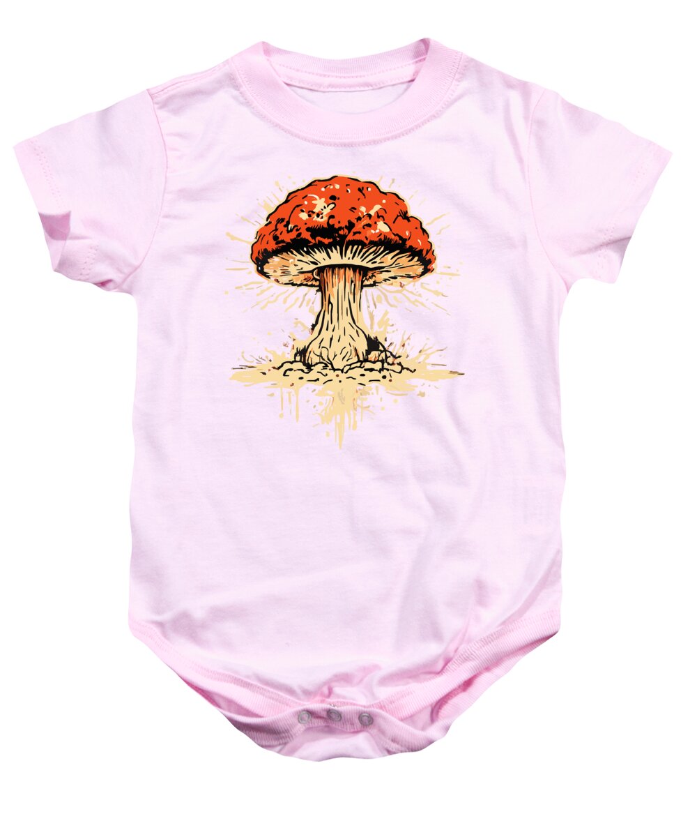 Explosive Mushroom - Baby Onesie