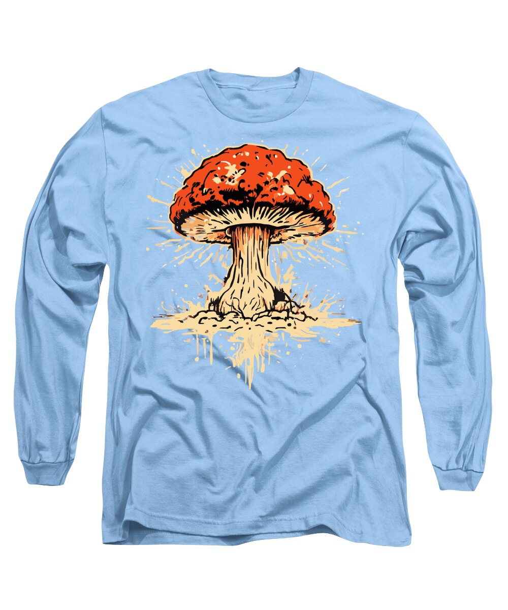 Explosive Mushroom - Long Sleeve T-Shirt