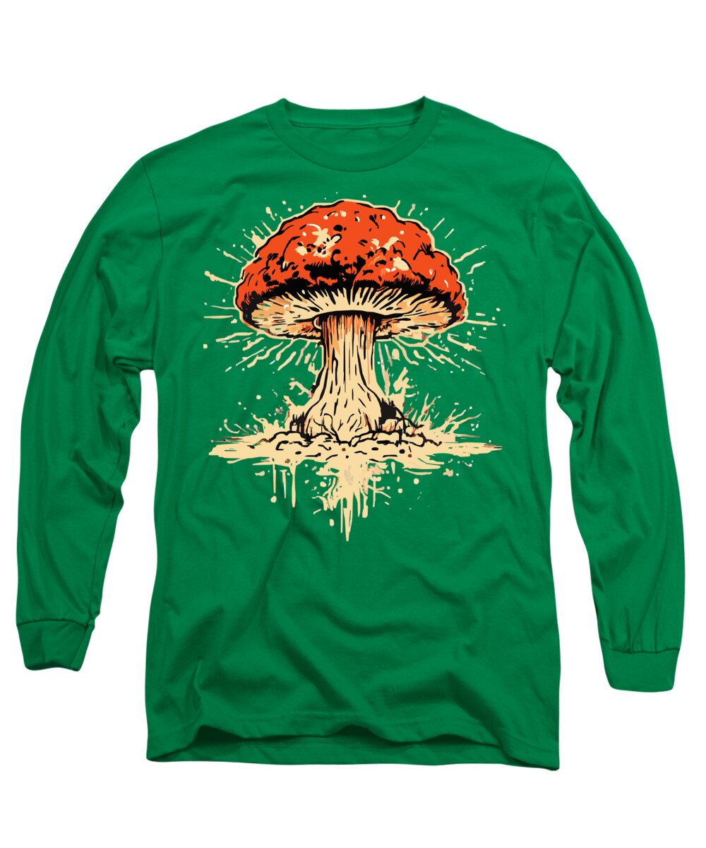 Explosive Mushroom - Long Sleeve T-Shirt