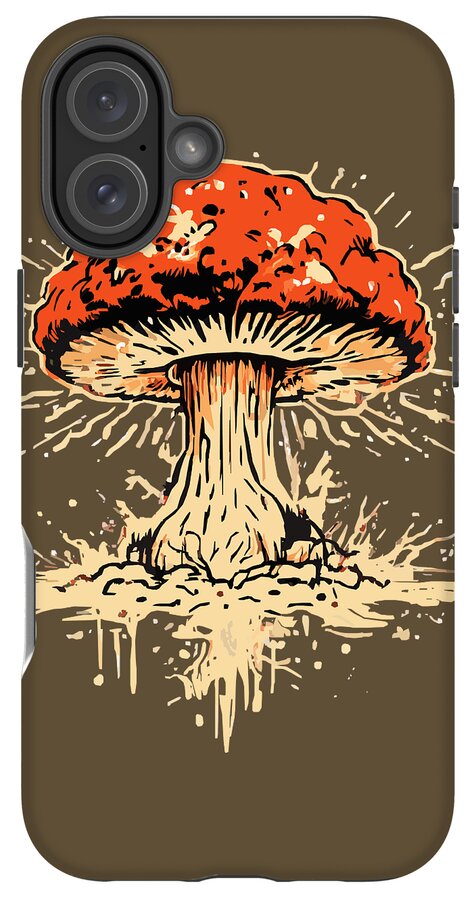 Explosive Mushroom - Phone Case