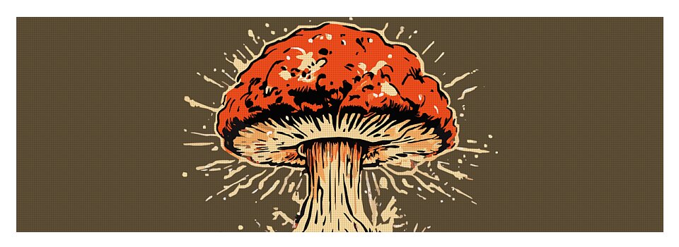 Explosive Mushroom - Yoga Mat