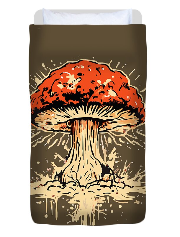 Explosive Mushroom - Duvet Cover