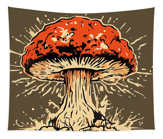 Explosive Mushroom - Tapestry