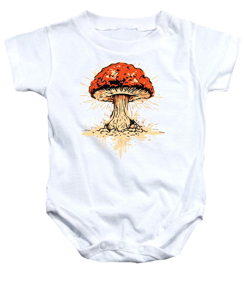 Explosive Mushroom - Baby Onesie