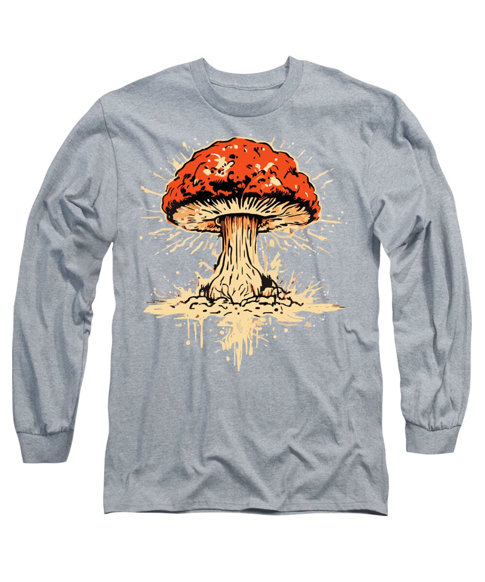 Explosive Mushroom - Long Sleeve T-Shirt