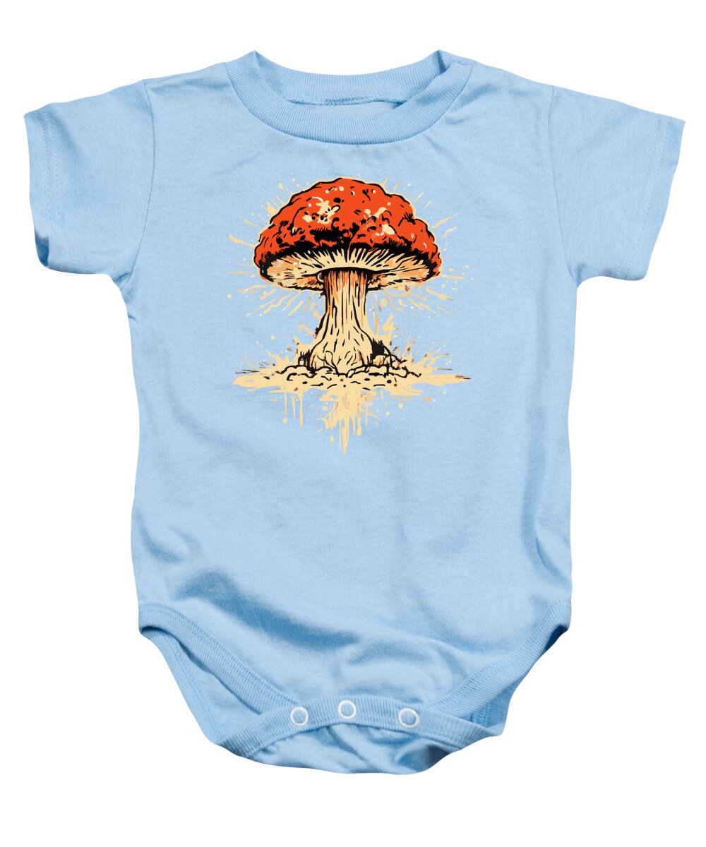 Explosive Mushroom - Baby Onesie