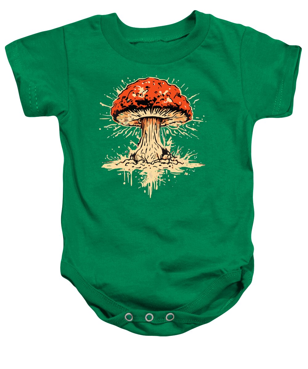 Explosive Mushroom - Baby Onesie