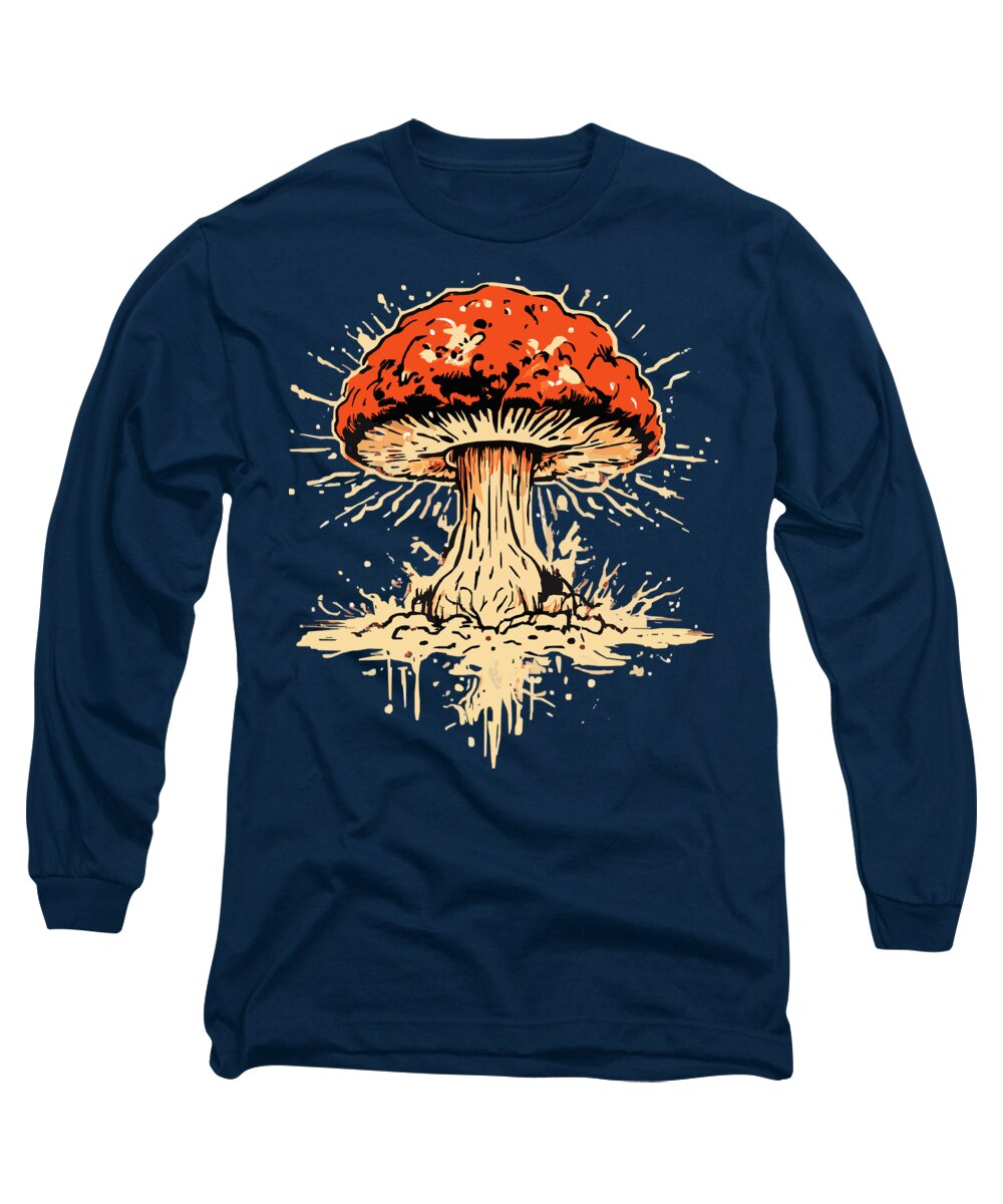 Explosive Mushroom - Long Sleeve T-Shirt