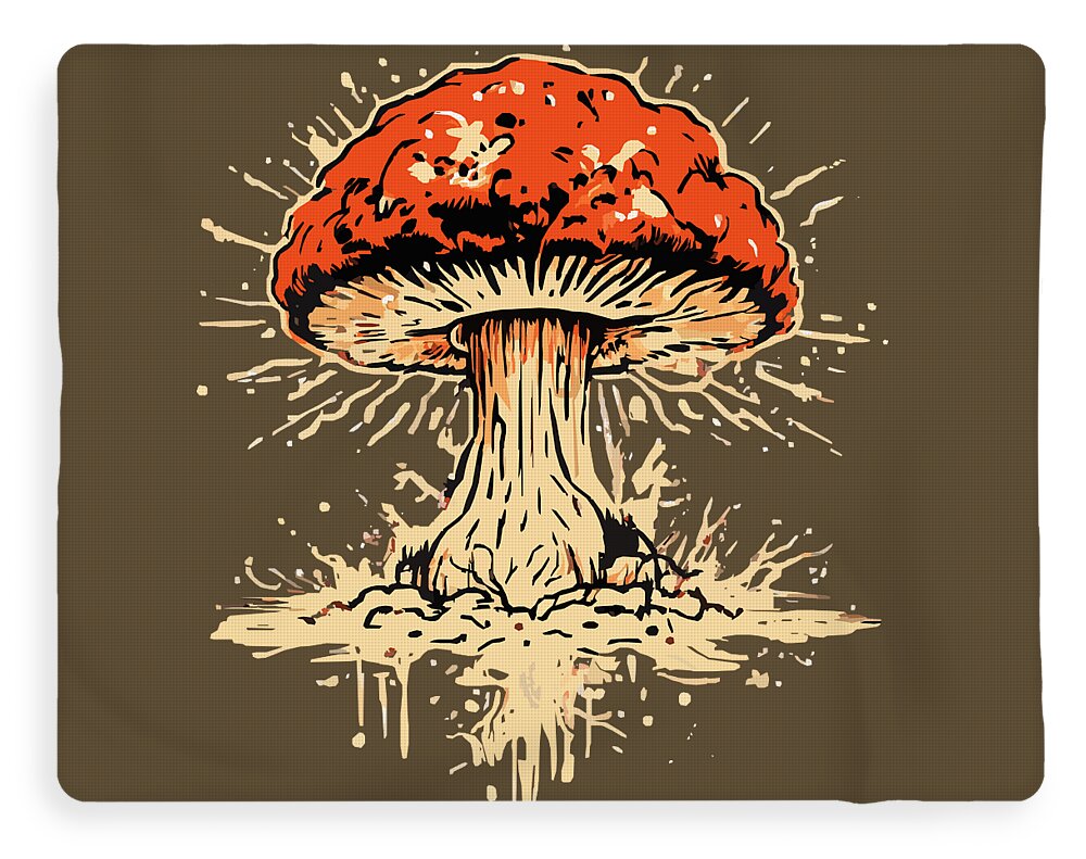 Explosive Mushroom - Blanket