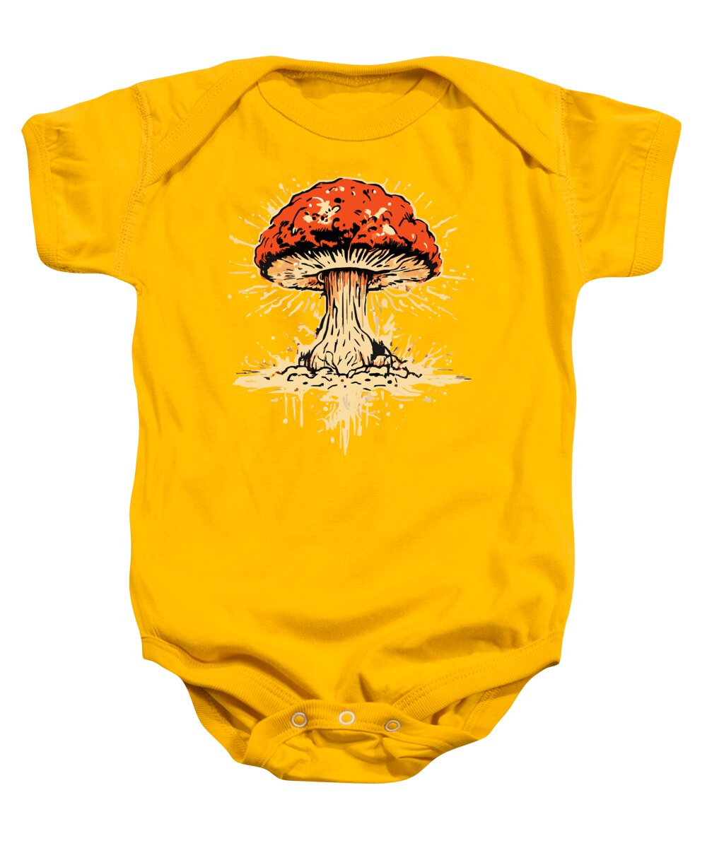 Explosive Mushroom - Baby Onesie