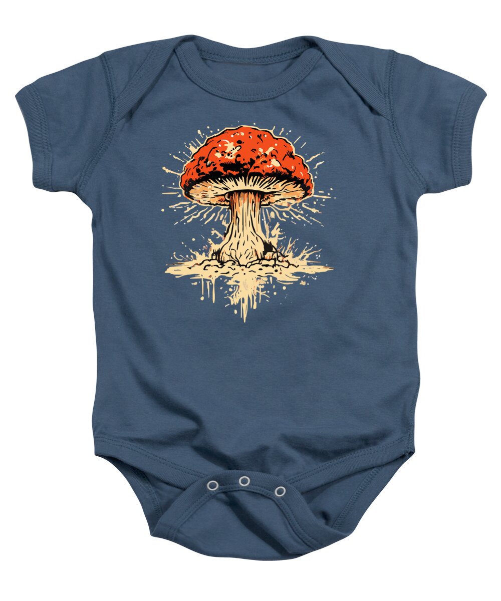 Explosive Mushroom - Baby Onesie