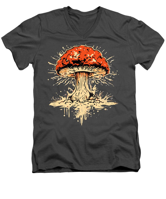 Explosive Mushroom - Men's V-Neck T-Shirt