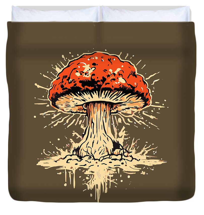 Explosive Mushroom - Duvet Cover