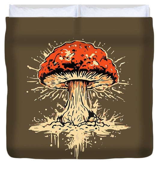 Explosive Mushroom - Duvet Cover