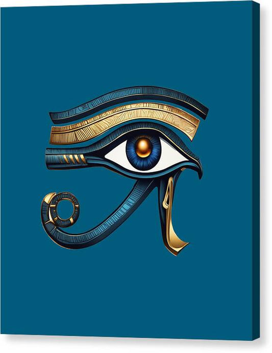 Eye of Horus Ancient Egyptian Eye Symbol - Canvas Print