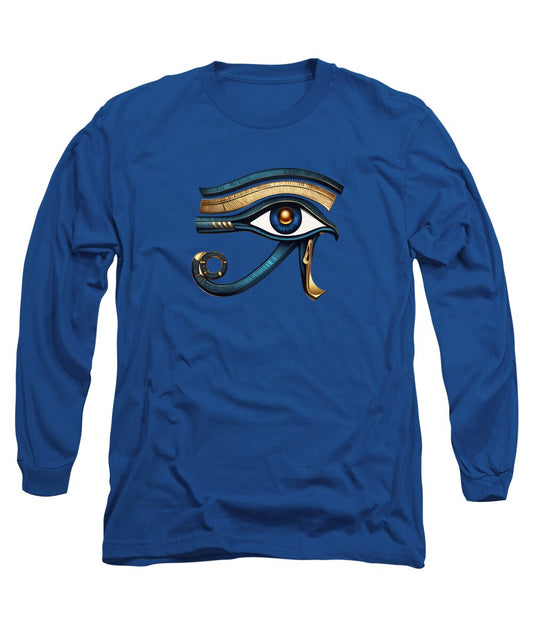 Eye of Horus Ancient Egyptian Eye Symbol - Long Sleeve T-Shirt