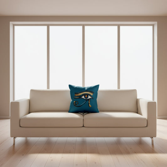 Eye of Horus Ancient Egyptian Eye Symbol - Throw Pillow