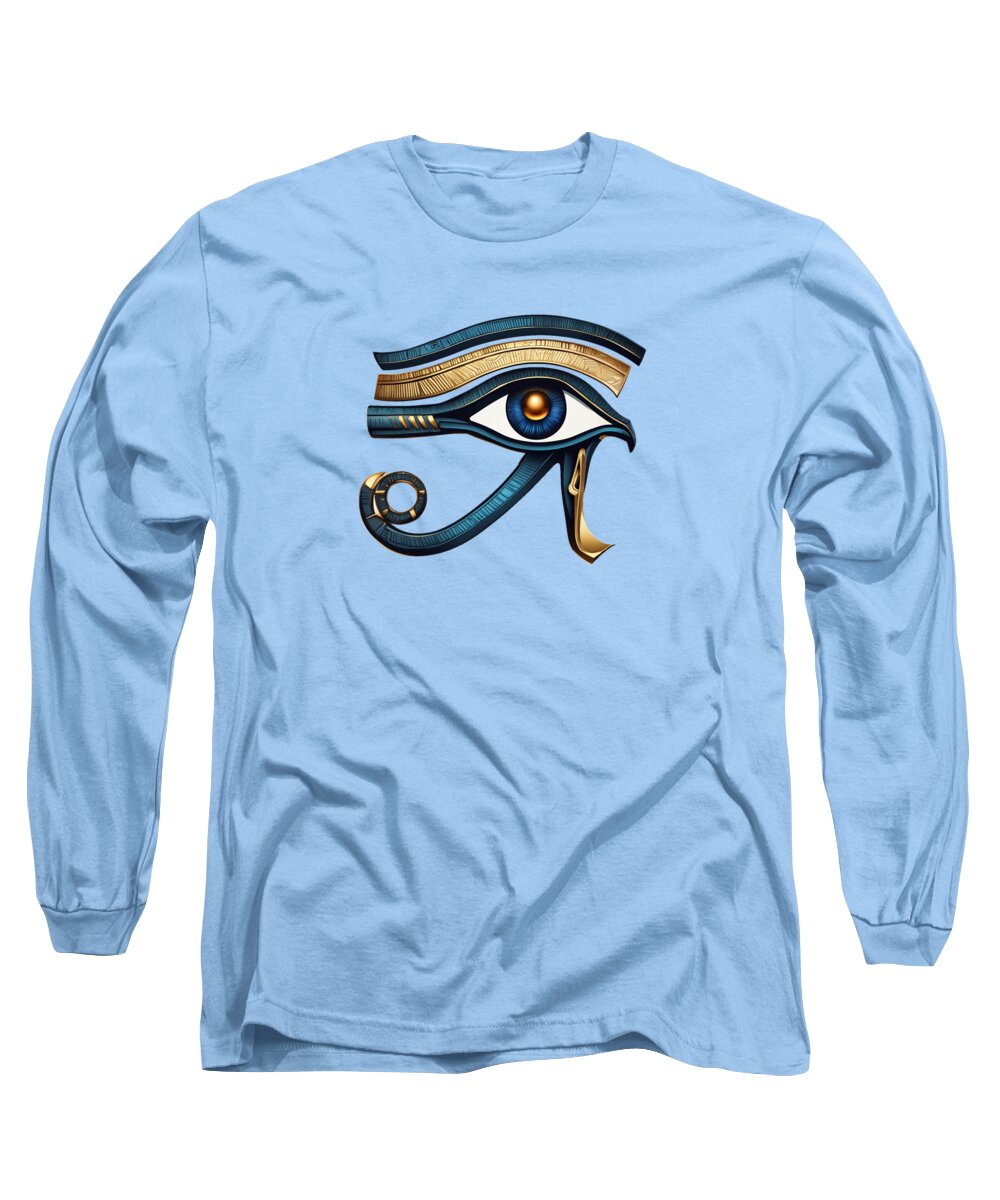 Eye of Horus Ancient Egyptian Eye Symbol - Long Sleeve T-Shirt