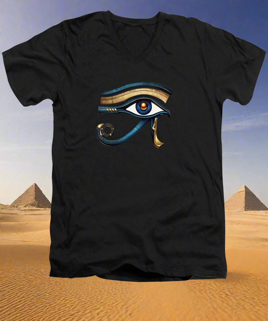 Eye of Horus Ancient Egyptian Eye Symbol - Men's V-Neck T-Shirt