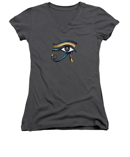 Eye of Horus Ancient Egyptian Eye Symbol - Women's V-Neck