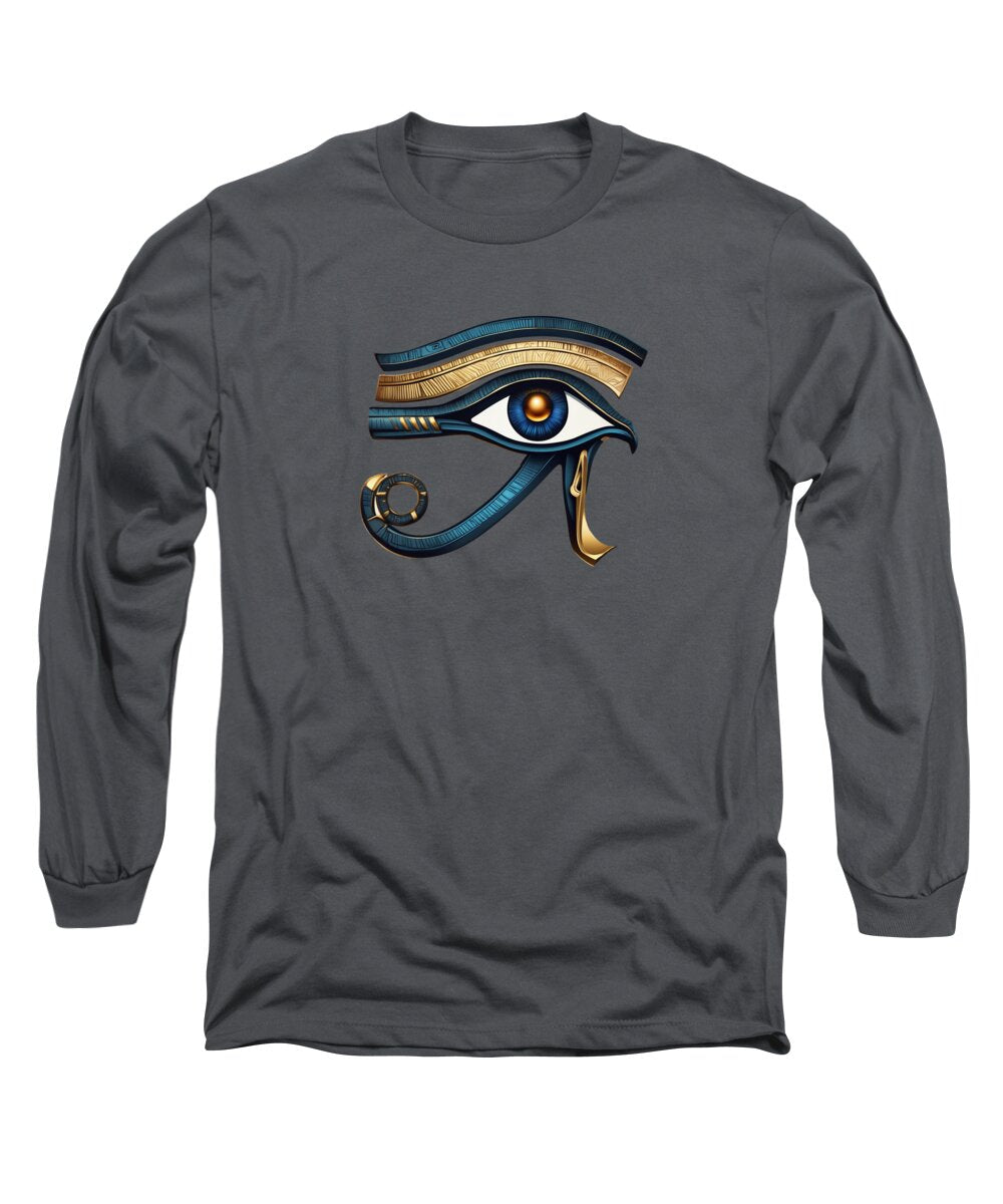 Eye of Horus Ancient Egyptian Eye Symbol - Long Sleeve T-Shirt