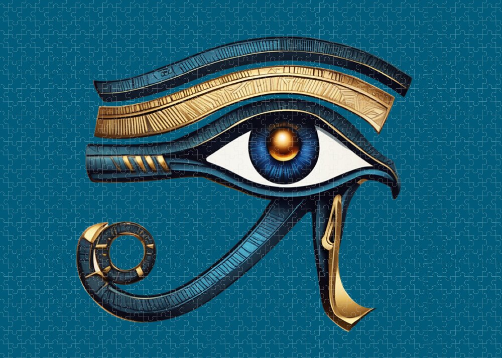 Eye of Horus Ancient Egyptian Eye Symbol - Puzzle