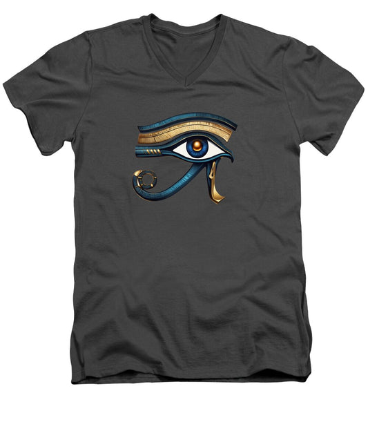 Eye of Horus Ancient Egyptian Eye Symbol - Men's V-Neck T-Shirt